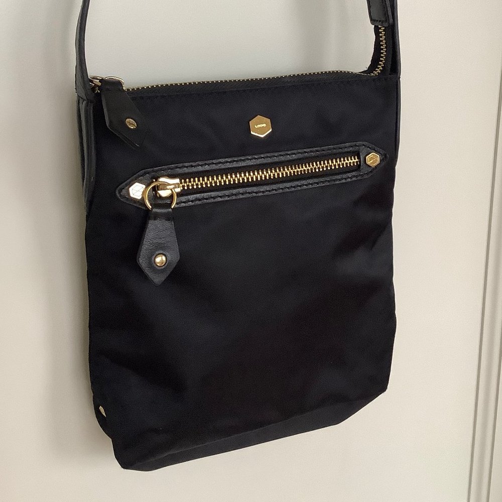 Lodis Nylon Crossbody Bag Black